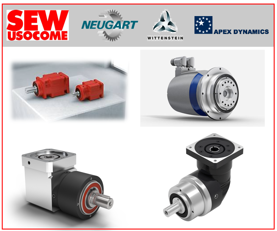Distributeur motoréducteurs toutes marques - SEW USOCOME - Neugart - Wittenstein - Apex dynamics